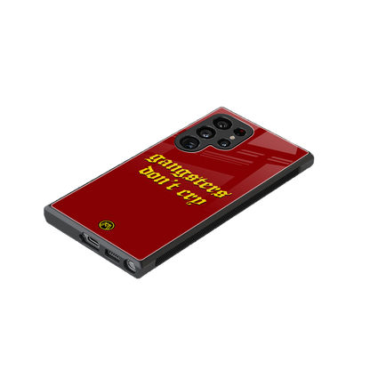 gangsters don't cry back phone cover | glass case for samsung galaxy s23 ultra