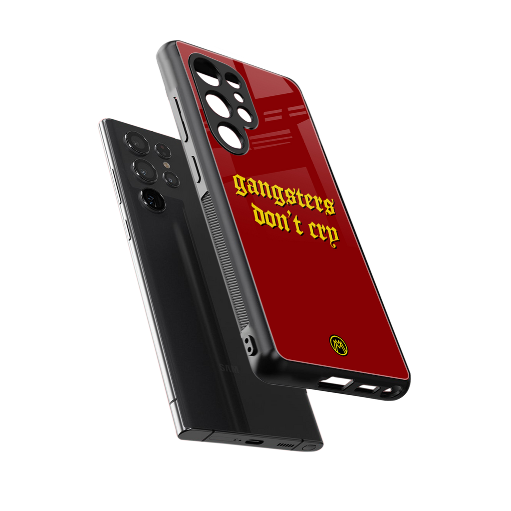 gangsters don't cry back phone cover | glass case for samsung galaxy s25 ultra