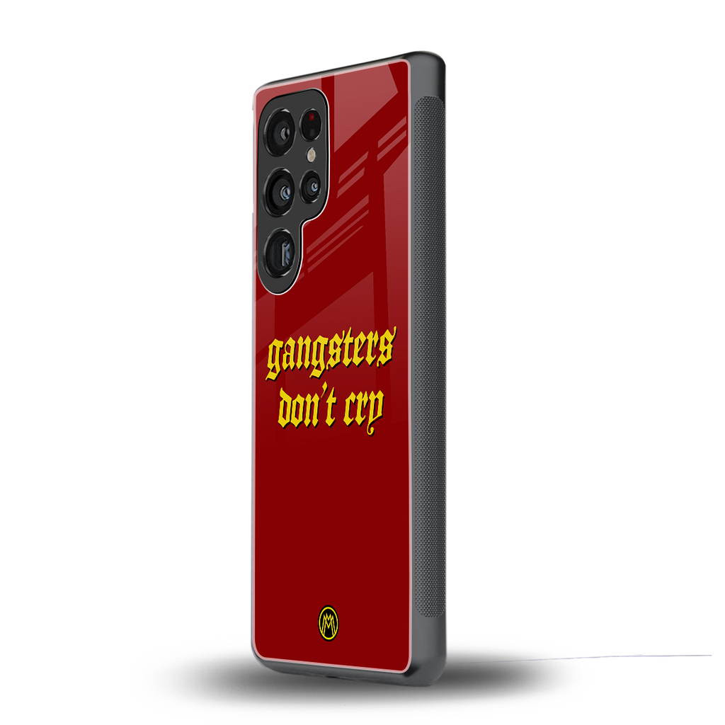 gangsters don't cry back phone cover | glass case for samsung galaxy s25 ultra