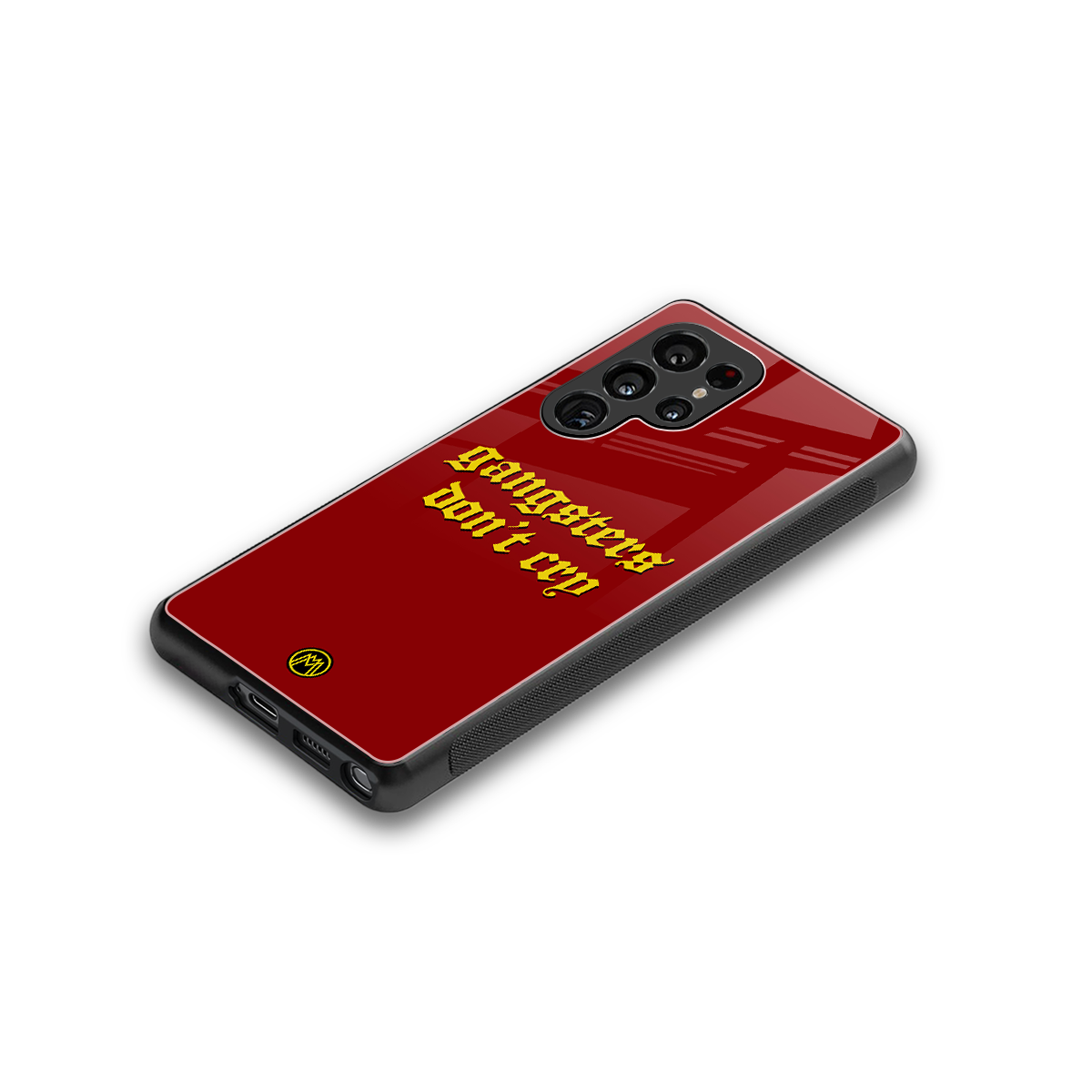 gangsters don't cry back phone cover | glass case for samsung galaxy s25 ultra