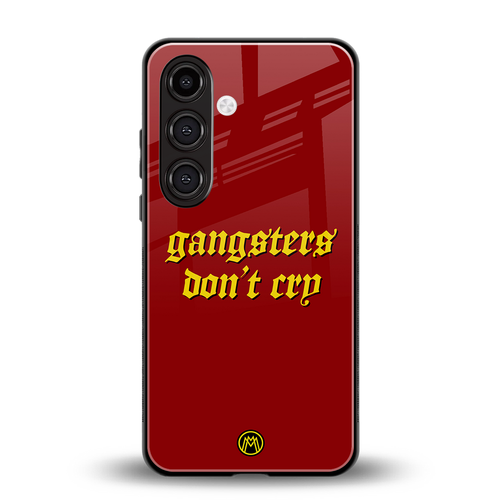 gangsters don't cry back phone cover | glass case for samsung galaxy s23 plus