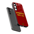 gangsters don't cry back phone cover | glass case for samsung galaxy s24 fe