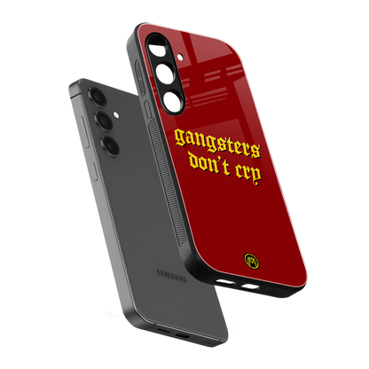 gangsters don't cry back phone cover | glass case for samsung galaxy s24 fe