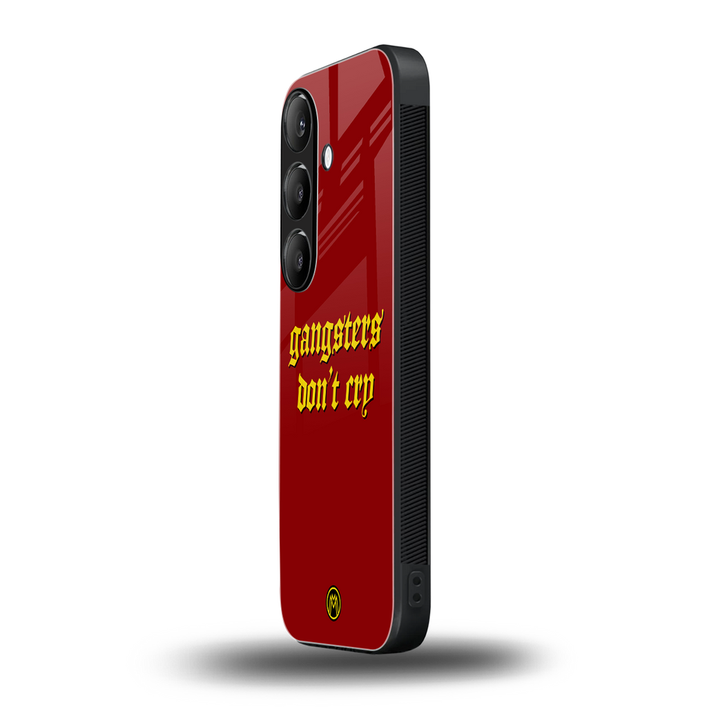 gangsters don't cry back phone cover | glass case for samsung galaxy s24