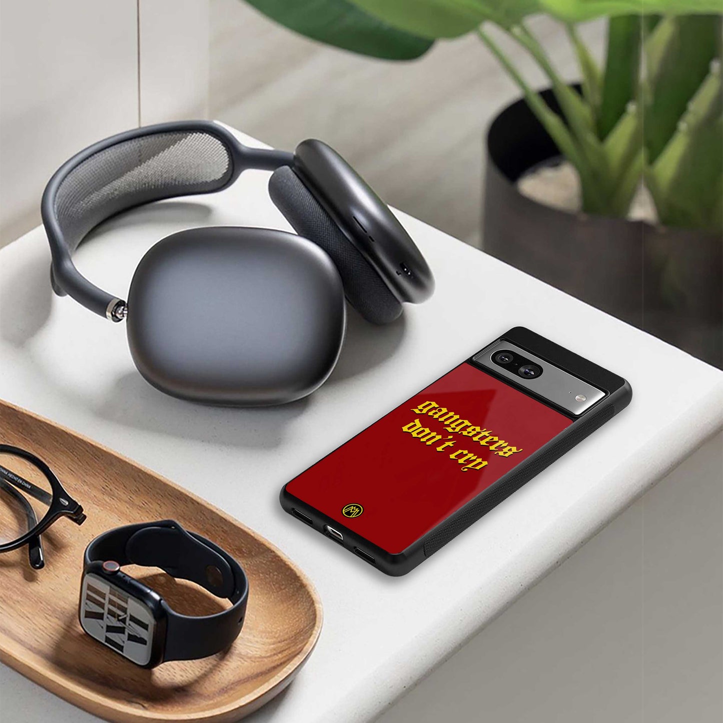 gangsters don't cry back phone cover | glass case for oneplus nord 4
