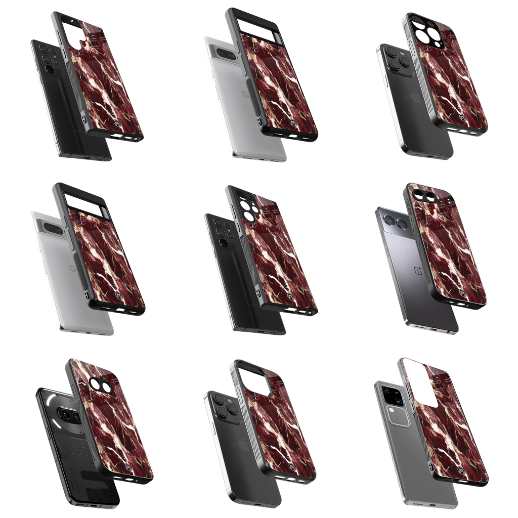 Durable Glass Back Mobile Case for iPhone, Samsung, OnePlus, Google Pixel, Redmi, Vivo, Oppo
