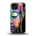gautama buddha back phone cover | glass case for iphone 13 mini
