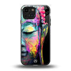 gautama buddha back phone cover | glass case for iphone 13 mini