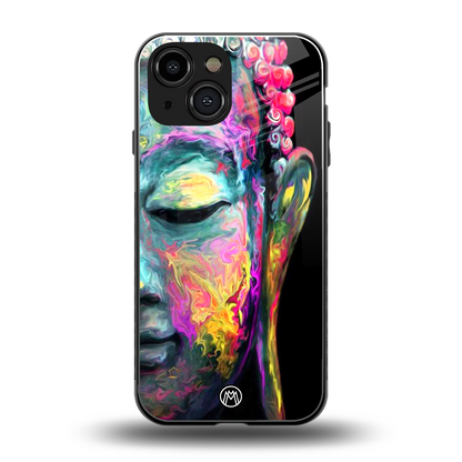 gautama buddha back phone cover | glass case for iphone 13 mini