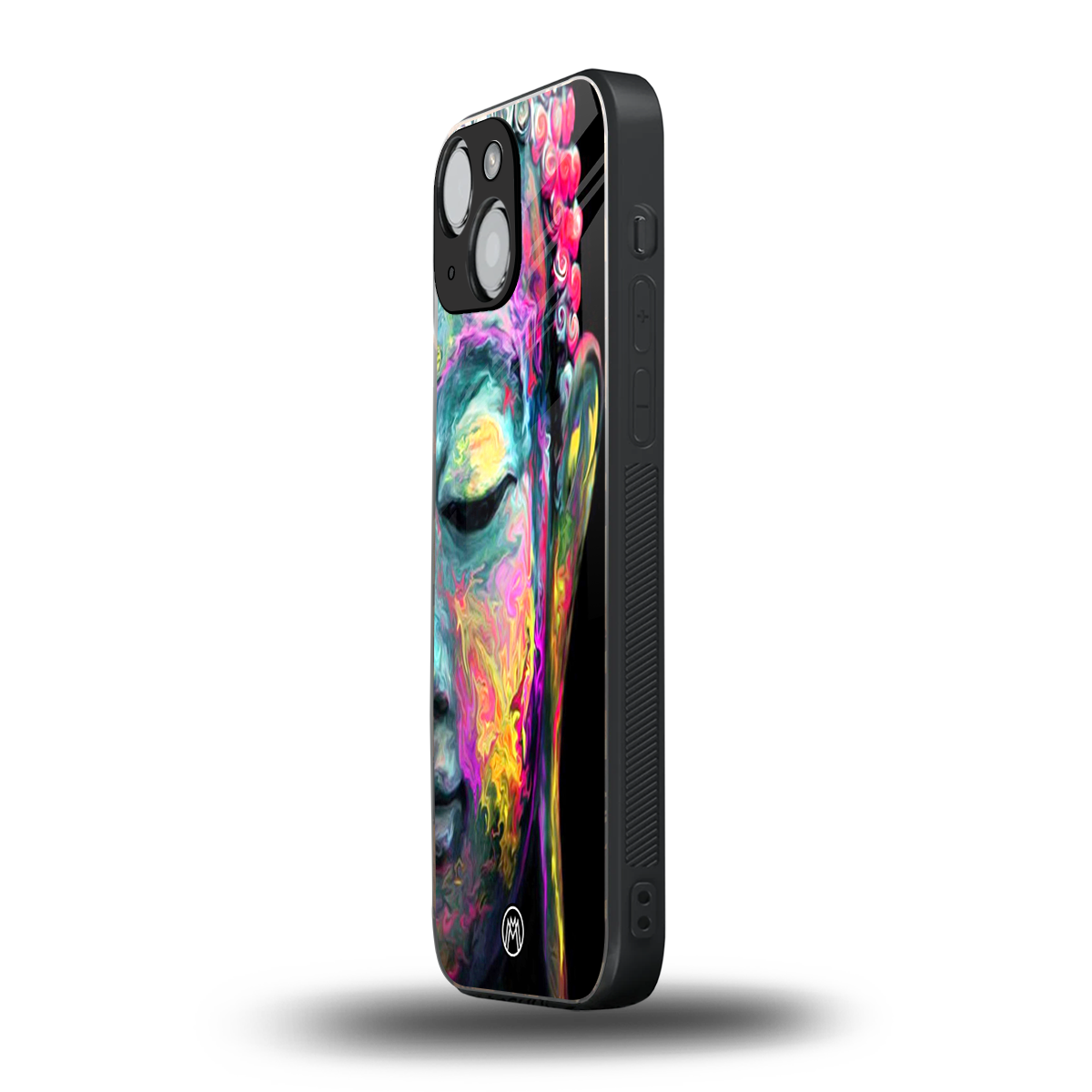 gautama buddha back phone cover | glass case for iphone 13 mini