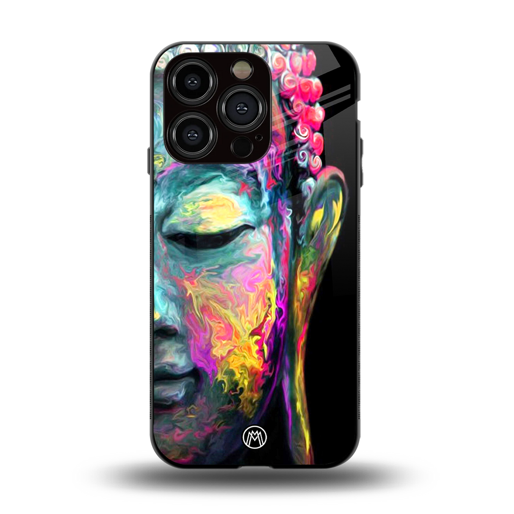 gautama buddha back phone cover | glass case for iphone 13 pro
