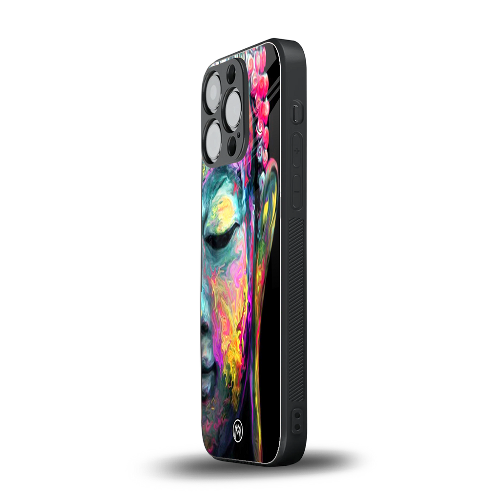 gautama buddha back phone cover | glass case for iphone 13 pro
