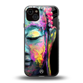 gautama buddha back phone cover | glass case for iphone 15 plus