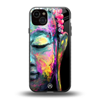 gautama buddha back phone cover | glass case for iphone 14 plus