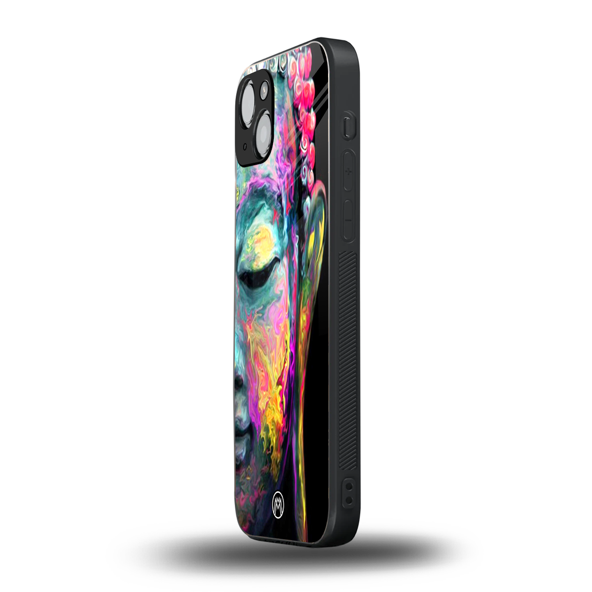 gautama buddha back phone cover | glass case for iphone 14 plus