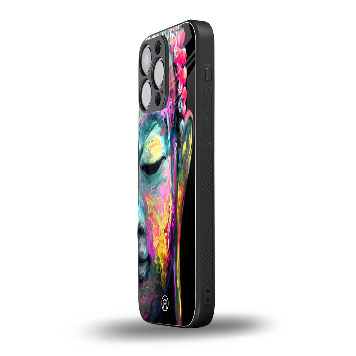 gautama buddha back phone cover | glass case for iphone 14 pro max