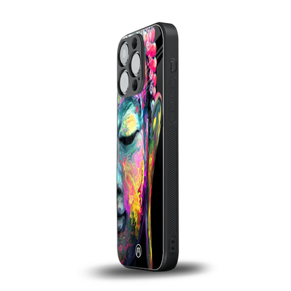 gautama buddha back phone cover | glass case for iphone 14 pro