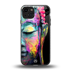 gautama buddha back phone cover | glass case for iphone 15