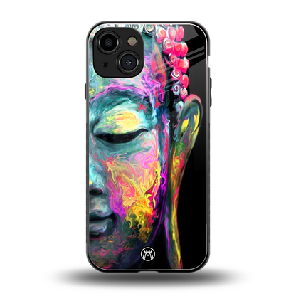 gautama buddha back phone cover | glass case for iphone 15