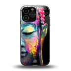 gautama buddha back phone cover | glass case for iphone 16 pro max