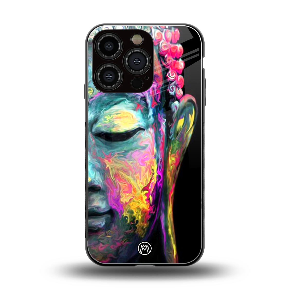 gautama buddha back phone cover | glass case for iphone 16 pro