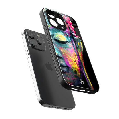 gautama buddha back phone cover | glass case for iphone 16 pro