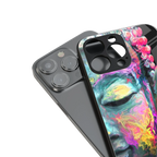gautama buddha back phone cover | glass case for iphone 16 plus