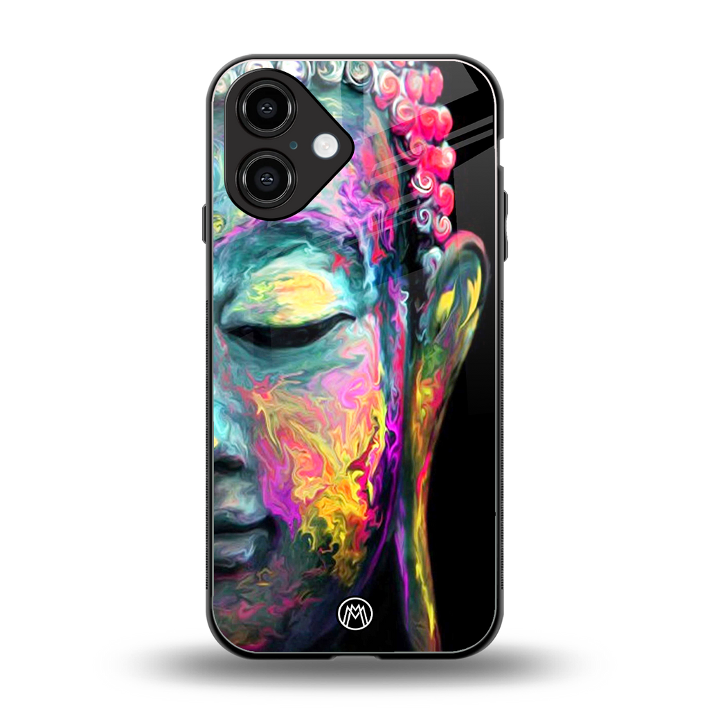 gautama buddha back phone cover | glass case for iphone 16