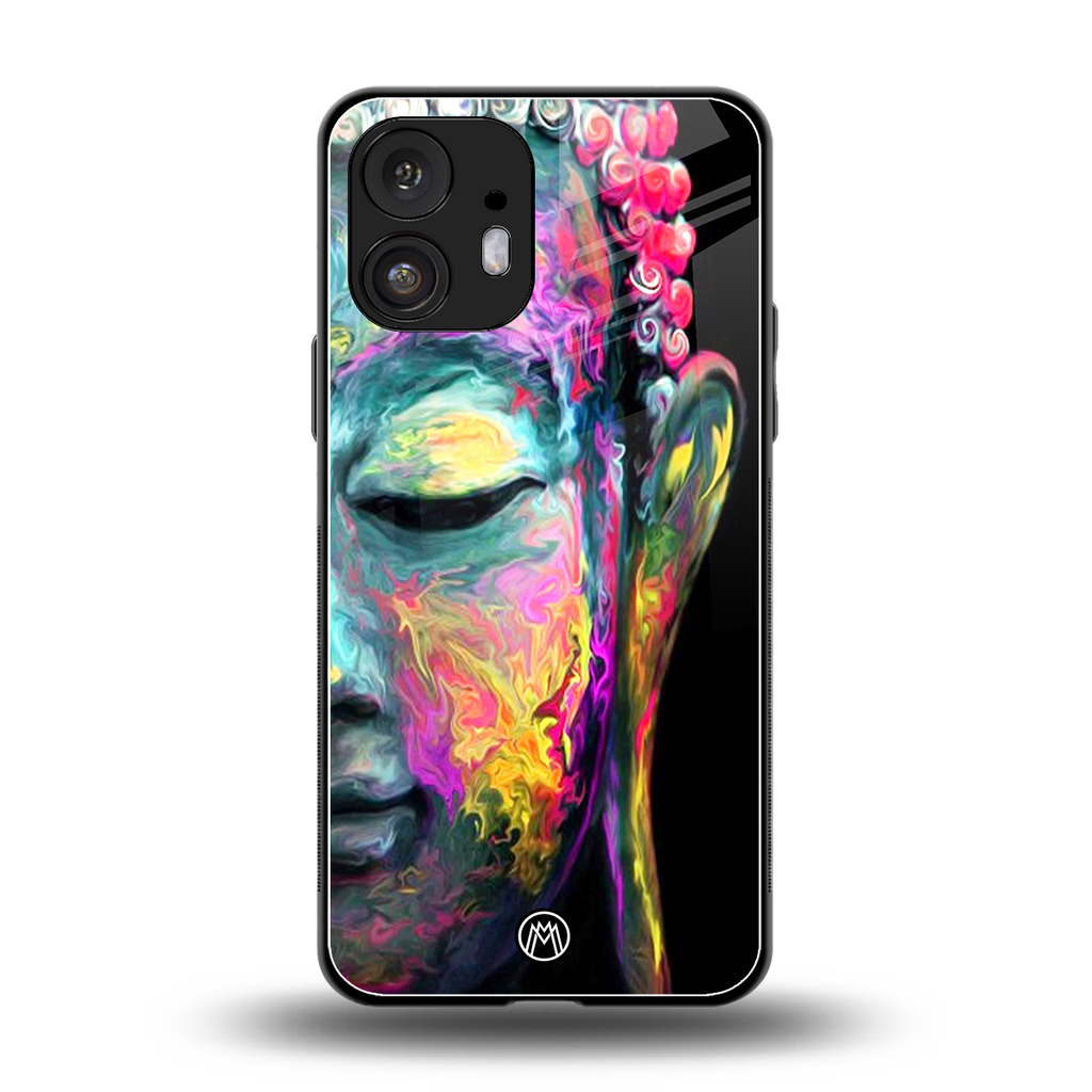 gautama buddha back phone cover | glass case for nothing phone 2