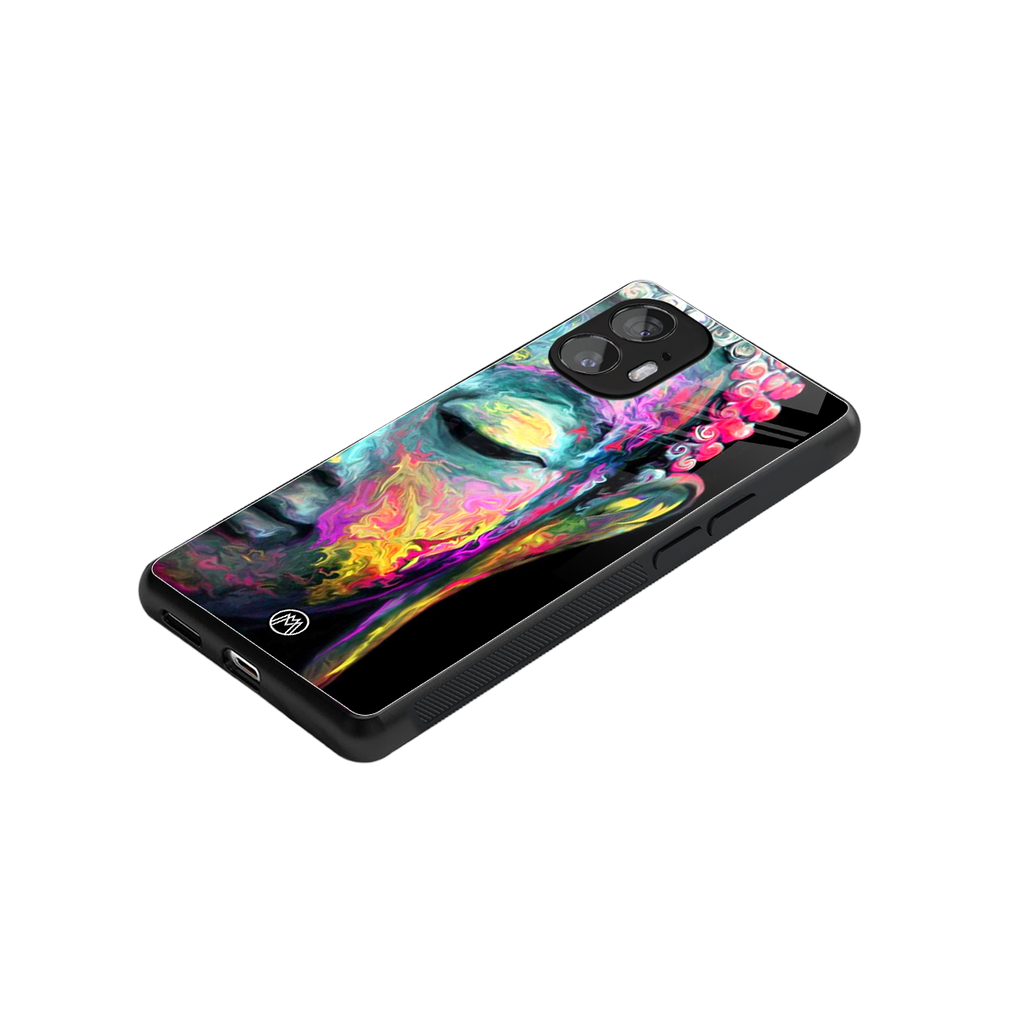 gautama buddha back phone cover | glass case for nothing phone 2