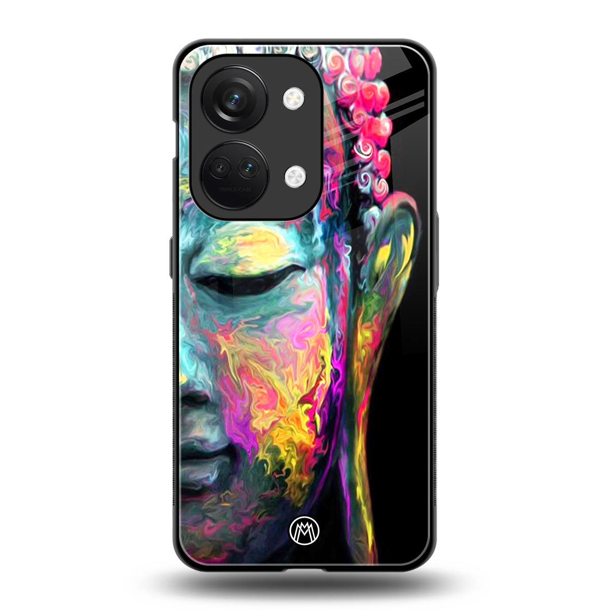 gautama buddha back phone cover | glass case for oneplus nord 3