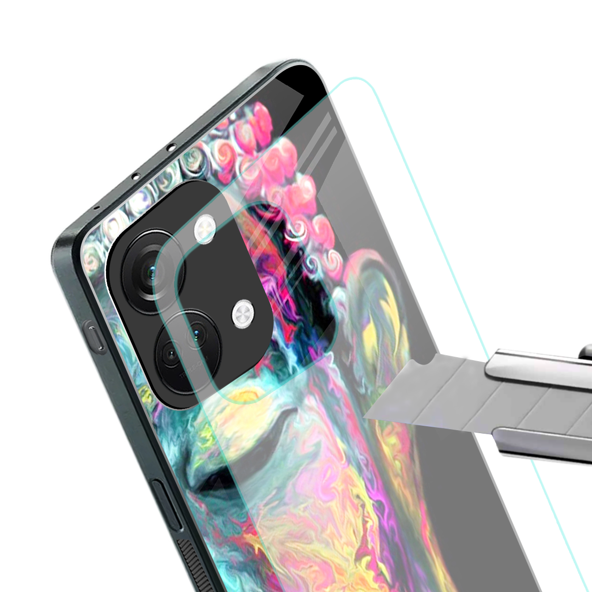 gautama buddha back phone cover | glass case for oneplus nord 3