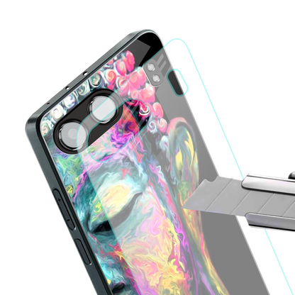 gautama buddha back phone cover | glass case for oneplus nord 4