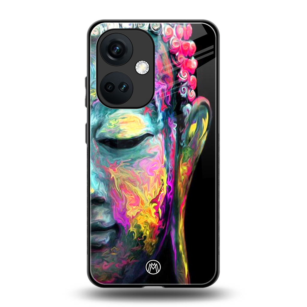 gautama buddha back phone cover | glass case for oneplus nord ce 3
