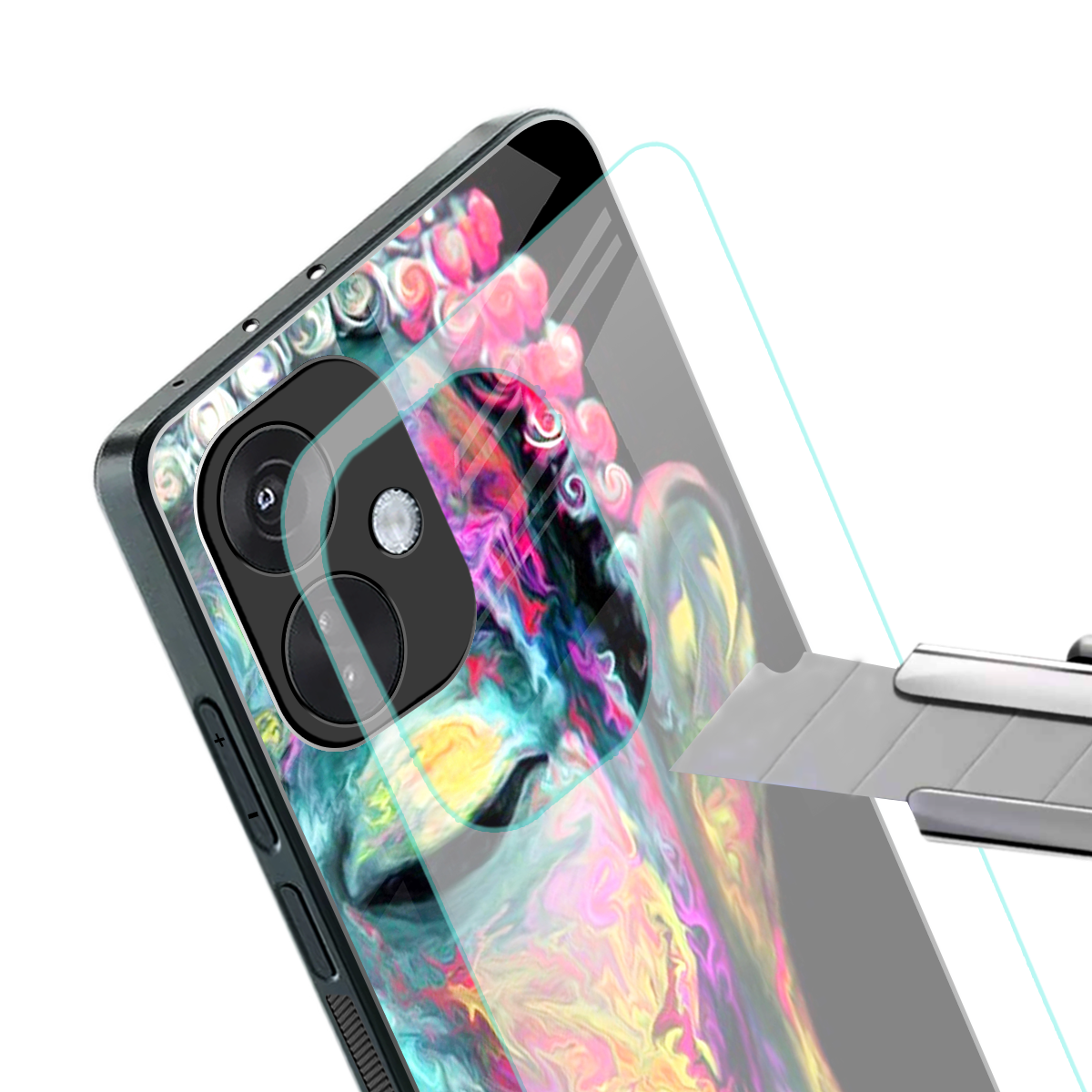 gautama buddha back phone cover | glass case for oneplus nord ce 3