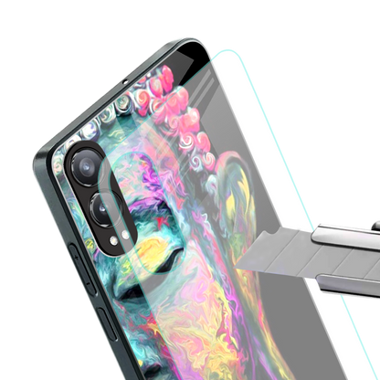 gautama buddha back phone cover | glass case for oneplus nord ce 4 lite