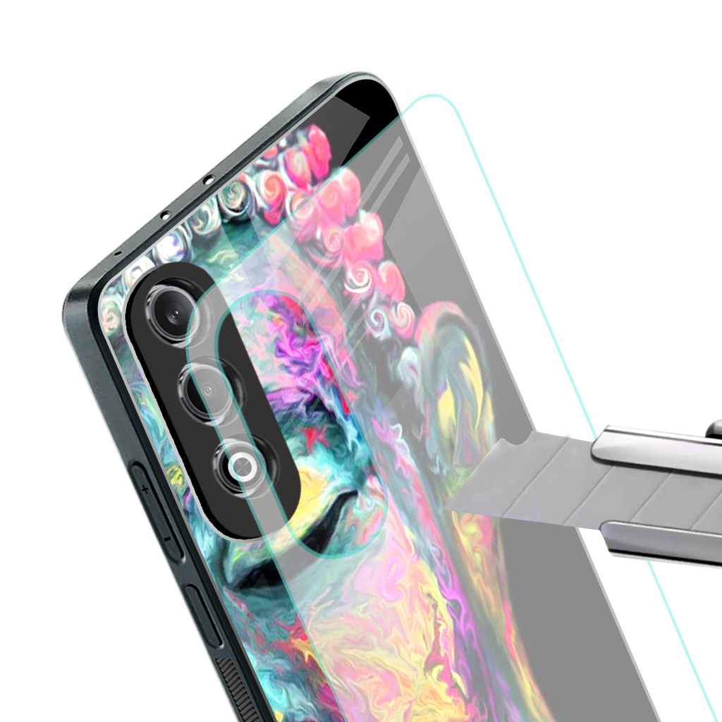 gautama buddha back phone cover | glass case for oneplus nord ce 4