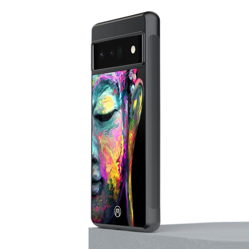 gautama buddha back phone cover | glass case for google pixel 6 pro