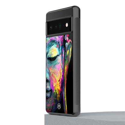 gautama buddha back phone cover | glass case for google pixel 6 pro