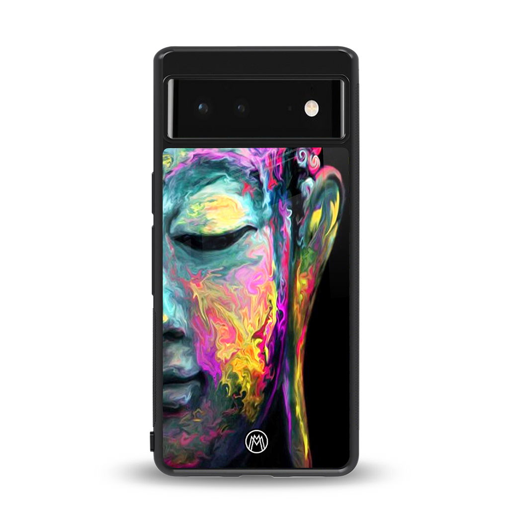 gautama buddha back phone cover | glass case for google pixel 6