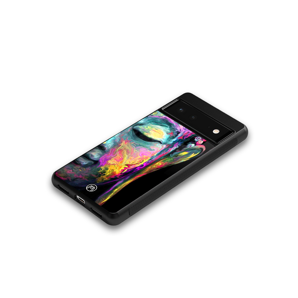 gautama buddha back phone cover | glass case for google pixel 6