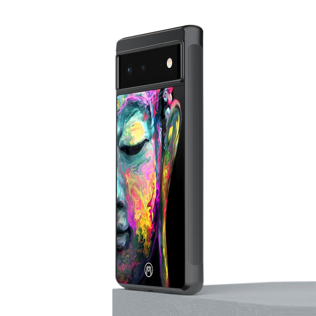 gautama buddha back phone cover | glass case for google pixel 6