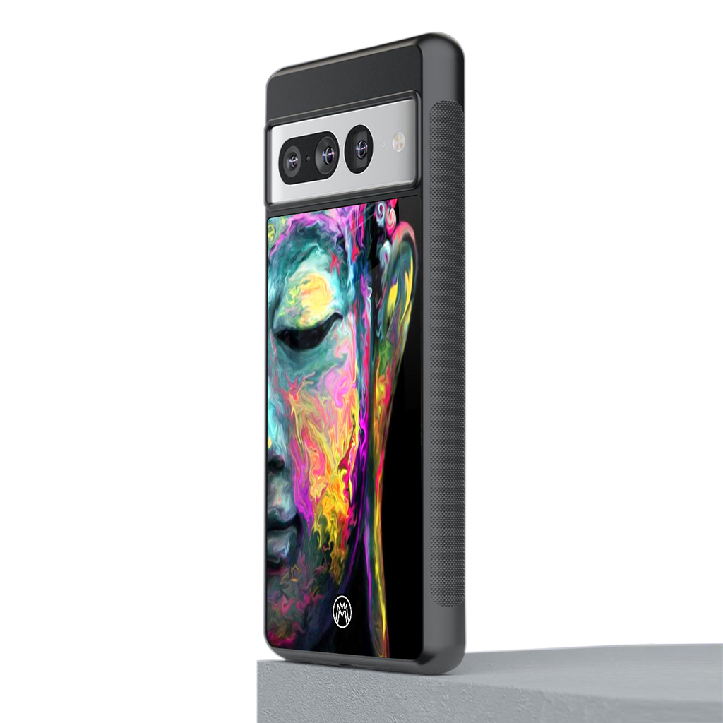gautama buddha back phone cover | glass case for google pixel 7 pro