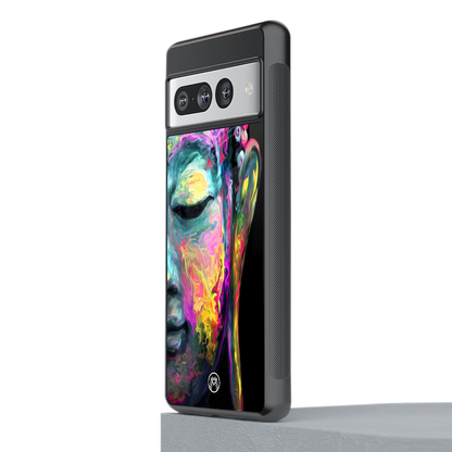 gautama buddha back phone cover | glass case for google pixel 7 pro