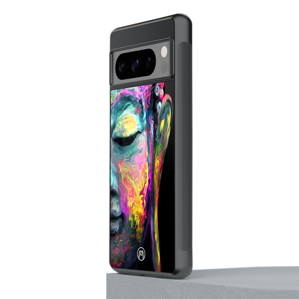 gautama buddha back phone cover | glass case for google pixel 8 pro