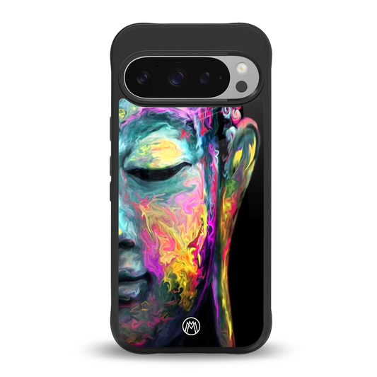 gautama buddha back phone cover | glass case for google pixel 9 pro xl