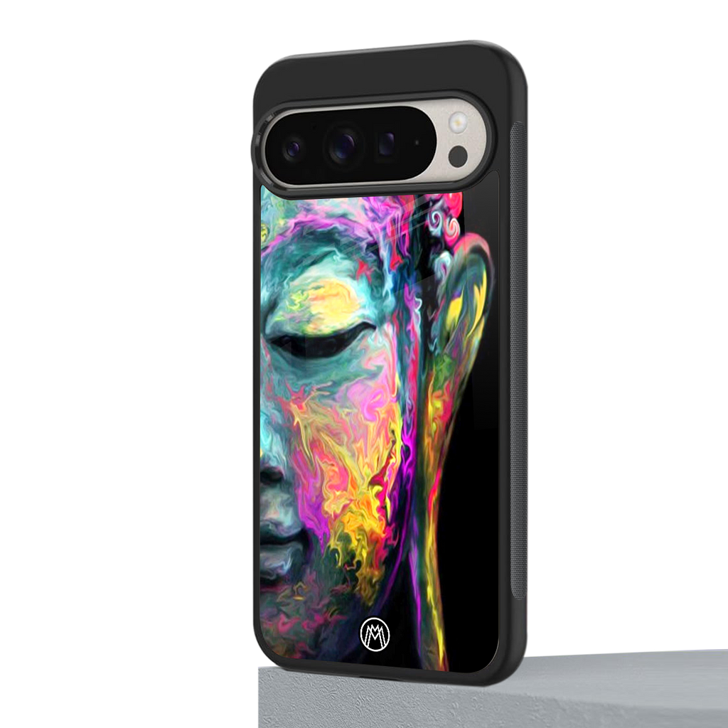gautama buddha back phone cover | glass case for google pixel 9 pro