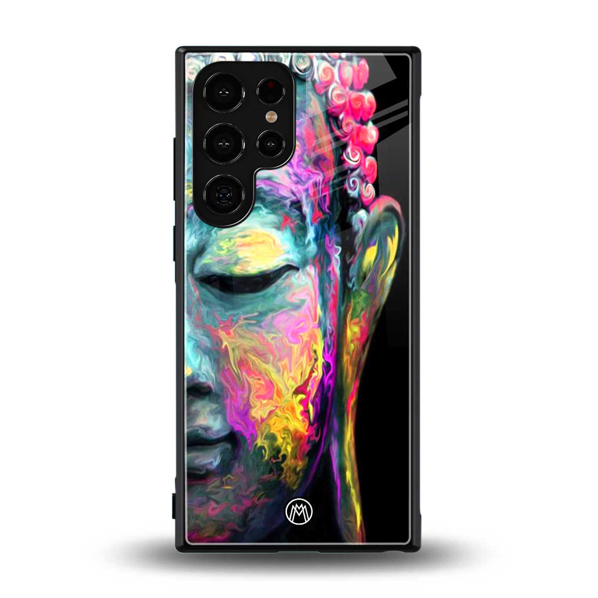 gautama buddha back phone cover | glass case for samsung galaxy s24 ultra