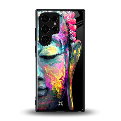 gautama buddha back phone cover | glass case for samsung galaxy s24 ultra