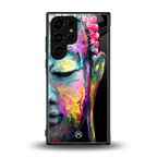 gautama buddha back phone cover | glass case for samsung galaxy s23 ultra